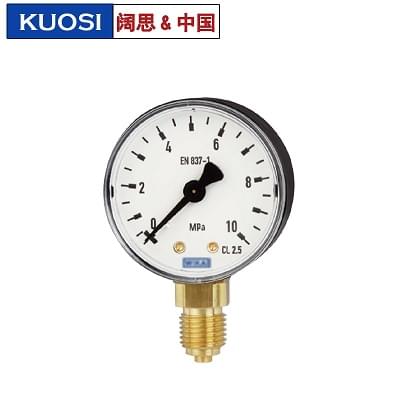 波登管壓力表111.10、111.12型機械壓力測量儀表